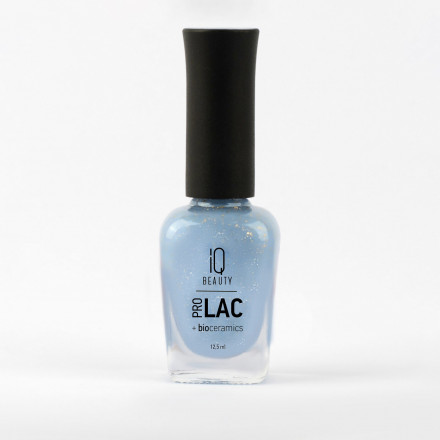 IQ BEAUTY   Лак для ногтей с биокерамикой с поталью   12,5мл   Prolac AQUAMARINE TEARS   #090
