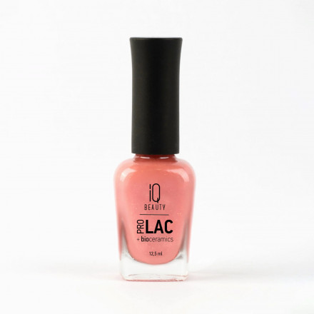 IQ BEAUTY   Лак для ногтей с биокерамикой с поталью   12,5мл   Prolac SUN KISSED CORAL   #091