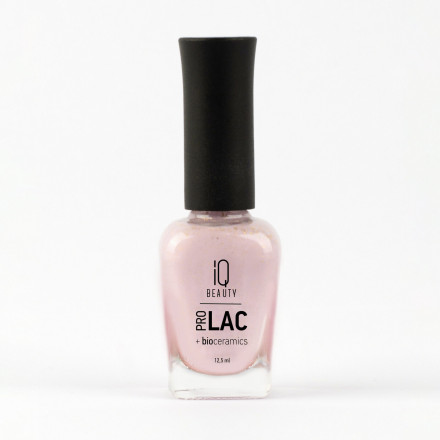 IQ BEAUTY   Лак для ногтей с биокерамикой с поталью   12,5мл   Prolac DIGITAL GOLD LAVENDER   #094