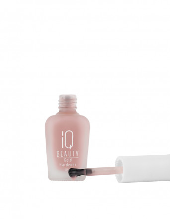 IQ BEAUTY   Укрепитель  для ослабленных и ломких ногтей с коллоидным золотом   12,5мл   Gold Hardener  BLUSH
