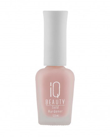 IQ BEAUTY   Укрепитель  для ослабленных и ломких ногтей с коллоидным золотом   12,5мл   Gold Hardener  BLUSH