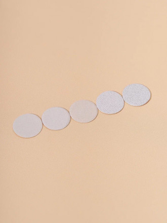 ALGEBRA BEAUTY   Сменные файлы  для педикюрного диска тонкие   SOFT WHITE   (50шт)   L (25мм)   #80