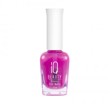 IQ BEAUTY   Лак-тинт для ногтей с AHA-кислотами   12,5мл   Glossy Tint Nails MAGENTA ICE
