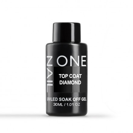 ONE NAIL   Топ без л/с с UV-фильтром  Top   DIAMOND  (бутылка)   30мл