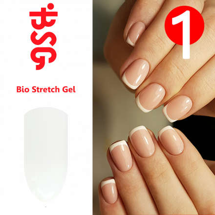 BSG   Гель-краска для френча с л/с   White FRENCH   5мл