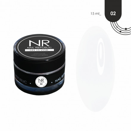 NAIL REPUBLIC   Гель моделирующий средне-густой   Gel   CLASSIC   #02   15г