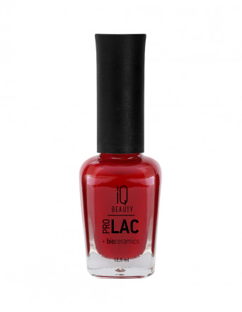IQ BEAUTY   Лак для ногтей с биокерамикой   12,5мл   Prolac FOREVER CRIMSON   #024