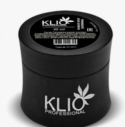 KLIO  База каучуковая  Base  SUPERNAIL 30г (широкая банка)