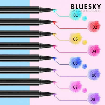 BLUESKY Aquacolor nail pen Акварельный фломастер №02