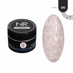 NAIL REPUBLIC   Гель моделирующий средне-густой перламутровый   Gel PEARL   #240   15г