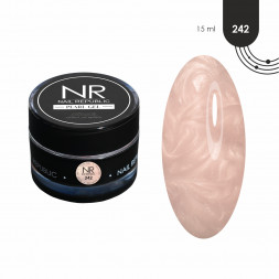 NAIL REPUBLIC   Гель моделирующий средне-густой перламутровый   Gel PEARL   #242   15г