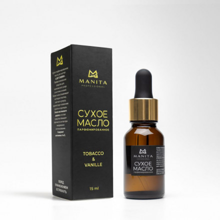 MANITA   Масло для кутикулы сухое парфюмированное   15мл   TOBACCO &amp; VANILLE