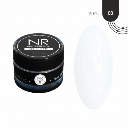 NAIL REPUBLIC   Гель моделирующий средне-густой   Gel   CLASSIC   #03   30г