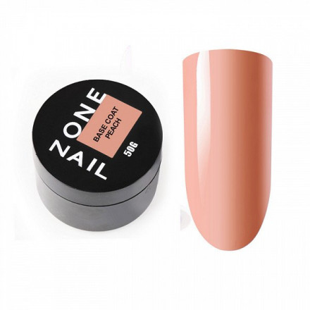 ONE NAIL   База камуфлирующая жесткая  Base   PEACH  (шайба)   50мл