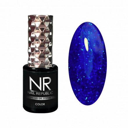 NAIL REPUBLIC   Гель-лак с шиммером   10мл   Frozen   #462