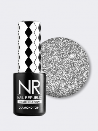 NAIL REPUBLIC   Топ светоотражающий без л/с   Top   DIAMOND   #07   10мл